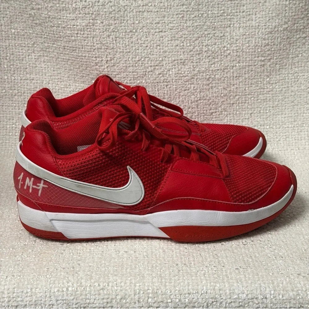 Nike Ja Morant 1 TB Men's Red Team Size Basketball Shoes Sz 12